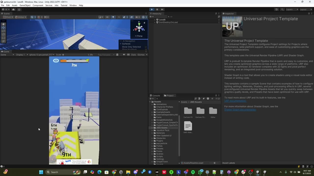 Parkour 3D preview